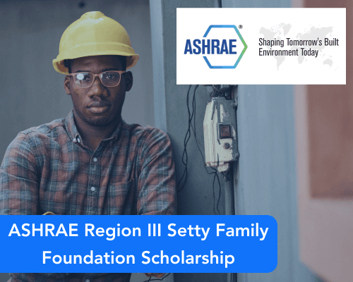 Image for ASHRAE Region III Setty Family Foundation Scholarship